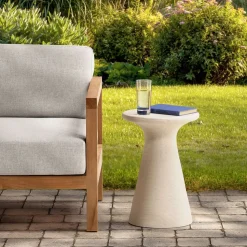 Nishadi Round Outdoor Side Table (14”–17”)
