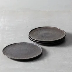 Nivo Metallic Dinner Plates (Set of 6)