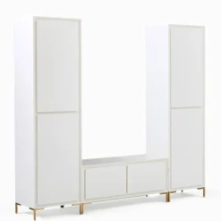 Nolan Entryway Closed Cabinets (2) & Bench Set