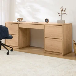 Norre 3-Piece Modular Desk w/ Drawers (75")