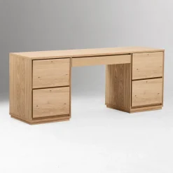 Norre 3-Piece Modular Desk w/ Drawers (75")