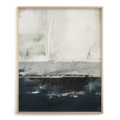 Northern Blues Framed Wall Art by Minted for West Elm