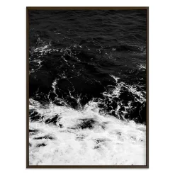 Obsidian Sea Framed Wall Art by Minted for West Elm