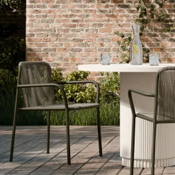 Oceana Outdoor Dining Arm Chair (Set of 2)