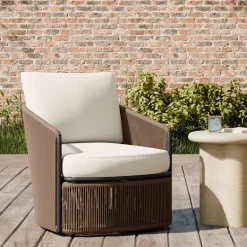 Oceana Outdoor Swivel Chair