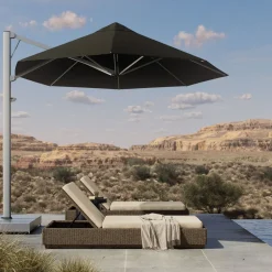 Octagon Outdoor Cantilever Umbrella