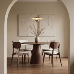Octavius Brazilian Oak Dining Table (51")