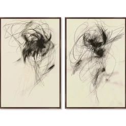 Oliver Gal Expressive Imagination Abstract Wall Art Set
