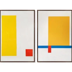 Oliver Gal Solstice Block Set Wall Art