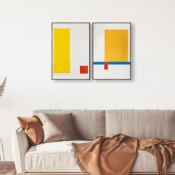 Oliver Gal Solstice Block Set Wall Art
