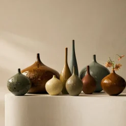 Onda Ceramic Bud Vases