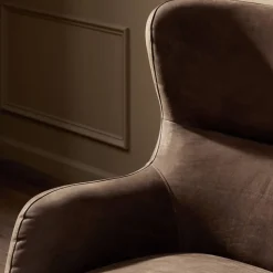 Opelika Leather Swivel Chair