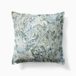 Open Box: Adie Botanical Euro Sham - Arctic Blue