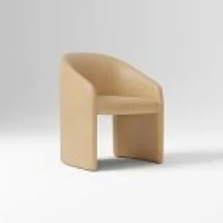 Open Box: Adler Leather Dining Chair - Ludlow Leather Sand