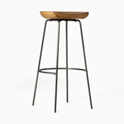 Open Box: Alden Swivel Bar Stool (31") - Raw Mango