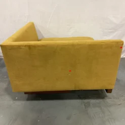 Open Box: Build Your Own - Harmony Extra Deep Sectional, Corner - Performance Velvet Dijon, Dark Walnut Legs