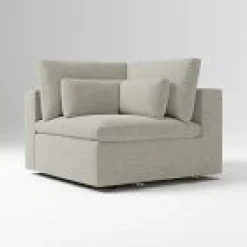 Open Box: Build Your Own Harmony Modular Sectional, Corner - Twill Gravel