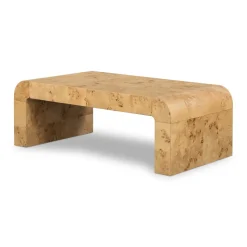 Open Box: Cascading Top Rectangle Coffee Table (45") - Natural Poplar