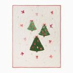 Open Box: Christmas Bow Quilt, Full/Queen - Multi