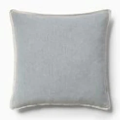 Open Box: Classic Cotton Velvet Pillow Cover (20" Sq) - Arctic Blue