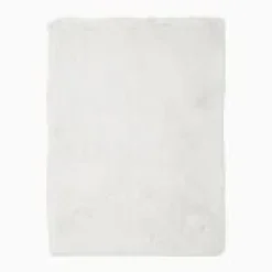 Open Box: Cozy Plush Performance Shag Rug, 5' x 8' - White