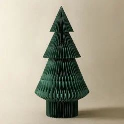Open Box: Decorative Paper Floor Tree (4'H) - Green
