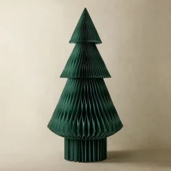 Open Box: Decorative Paper Tree, 7' H - Green