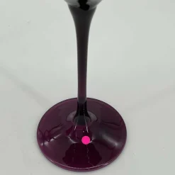 Open Box: Estelle Colored Glass Stemmed Wine Glasses (Set of 6) - Amethyst