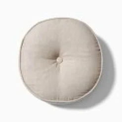 Open Box: European Flax Linen Grommet Light Filtering Curtain (48"W x 96"L) - Terracotta Melange