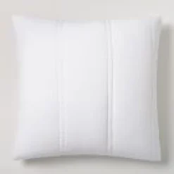Open Box: European Flax Linen Sham, Euro - White