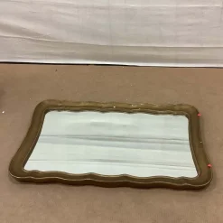 Open Box: Gilded Wave Gold Wall Mirror (28" x 40")