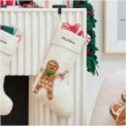 Open Box: Gingerbread Boy Felt Stocking
