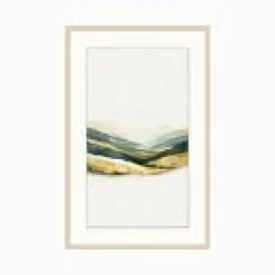 Open Box: Golden Mountain Peaks Wall Art - Frameless