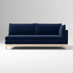 Open Box: Hargrove Right-Arm 2-Seater Sofa (75") - Performance Velvet Midnight, Dune