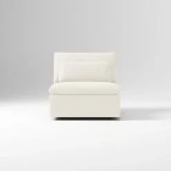 Open Box: Harmony Modular Armless Single - Performance+ Yarn Dyed Linen Weave Alabaster