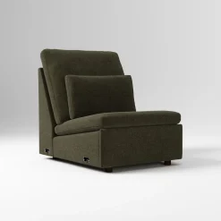 Open Box: Harmony Modular Motion Armless Single - Performance Distressed Velvet Juniper
