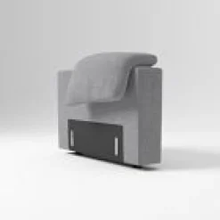 Open Box: Harmony Modular Motion Right Arm, Down Blend - Performance Distressed Velvet Pewter