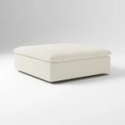Open Box: Harmony Modular Ottoman (50") - Performance Boucle Oatmeal