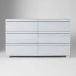 Open Box: Kids Billie 6-Drawer Dresser (55") - Sheer Blue
