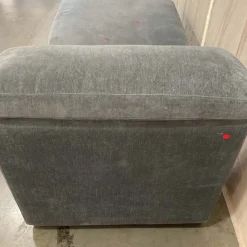 Open Box: Leo Motion Armless Chaise - Performance Distressed Velvet Graphite