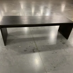 Open Box: Marlon Dining Height Communal Table (96") - Ebony On Ash