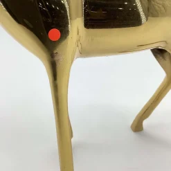 Open Box: Metal Object, Standing Reindeer - Brass