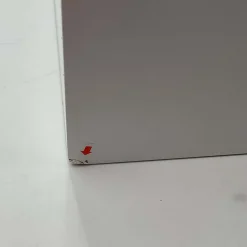 Open Box: Modern White Lacquer Jewelry Box - Cube