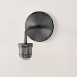Open Box: Sculptural 1 Light Sconce Base - Dark Bronze