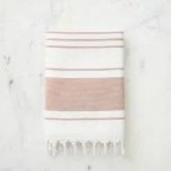 Open Box: Turkish Tassel Towel, Bath Towel - Copper