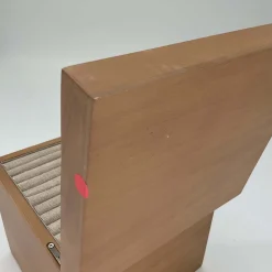Open Box: Two-Tone Wood Jewelry Box, Double Drawer (7" x 7")