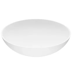 Open Box: VIGO Lotus Modern Round Vessel Sink - White