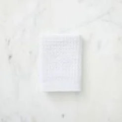 Open Box: Waffle Hand Towel - White