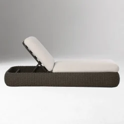 Orange Beach Wicker Chaise Lounge