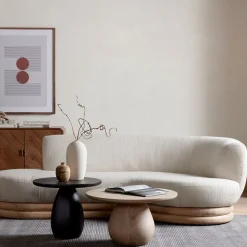 Orb Base Tall Side Table (21.75" - 27.5")